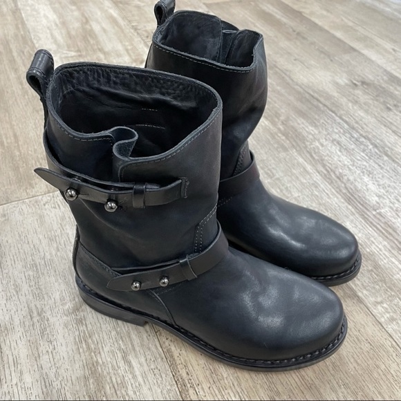 🥳HP🥳 NEW Rag & Bone GORGEOUS Italian Leather Moto Boots, 7.5 - Picture 4 of 10